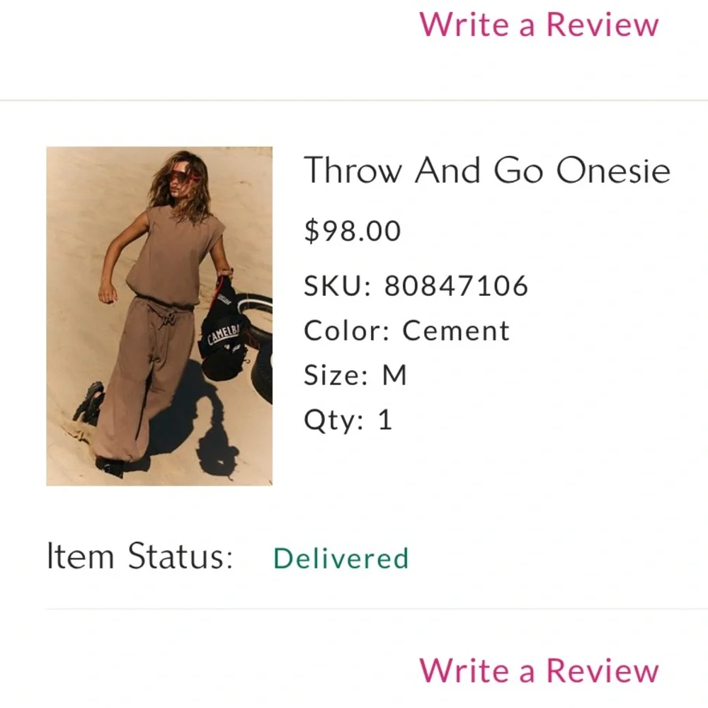 Free People Throw And Go Onesie - Picture 2 of 8